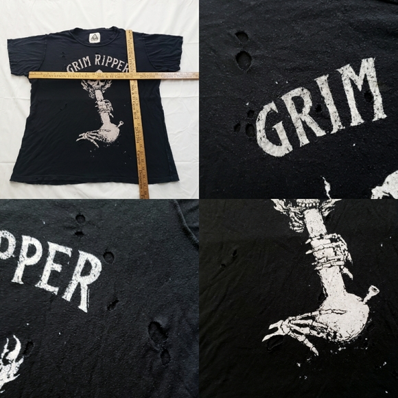 ‼️SOLD‼️ UNIF Grim Ripper Distressed black - Picture 3 of 12